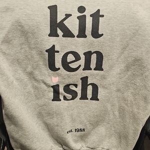Kittenish Gray Pet Hoodie